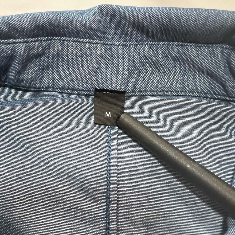 Lululemon Men's Commission Long Sleeve Shirt Medium Blue - Picture 3 of 8